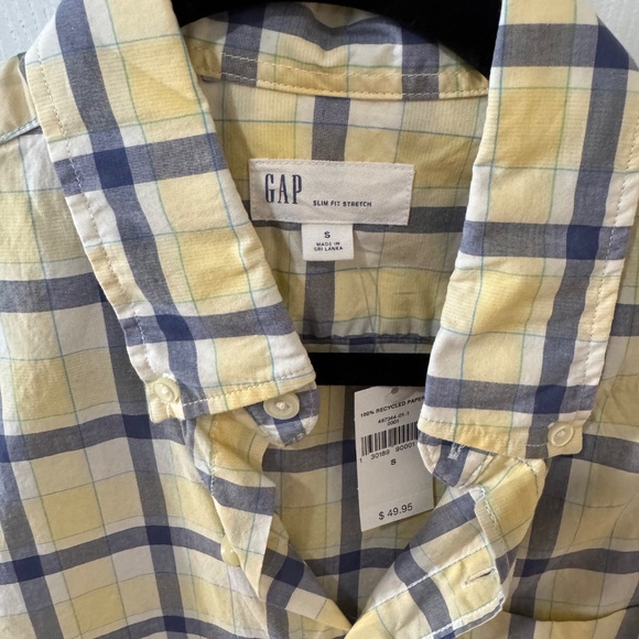 Men’s Plaid Button-up Shirt (Small) | Gap - BNWT - Picture 2 of 5